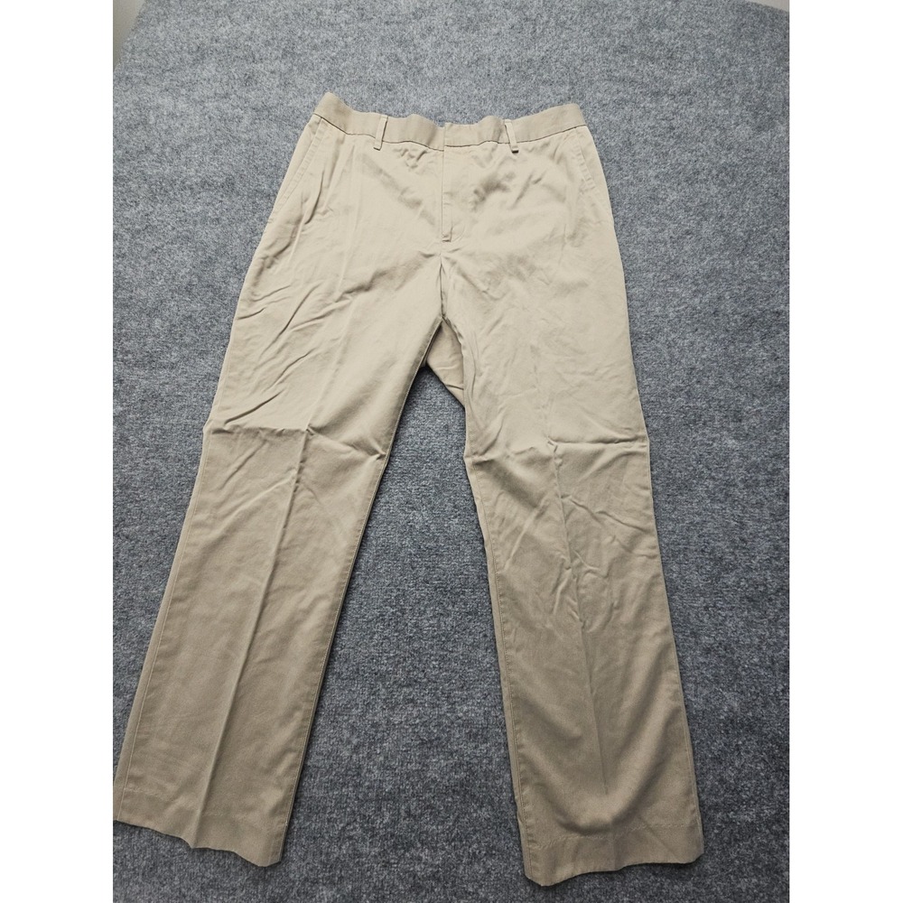 Bonobos Mens Chino Pants Beige Straight Leg Wednesday Size 36x32(34x30) Cotton